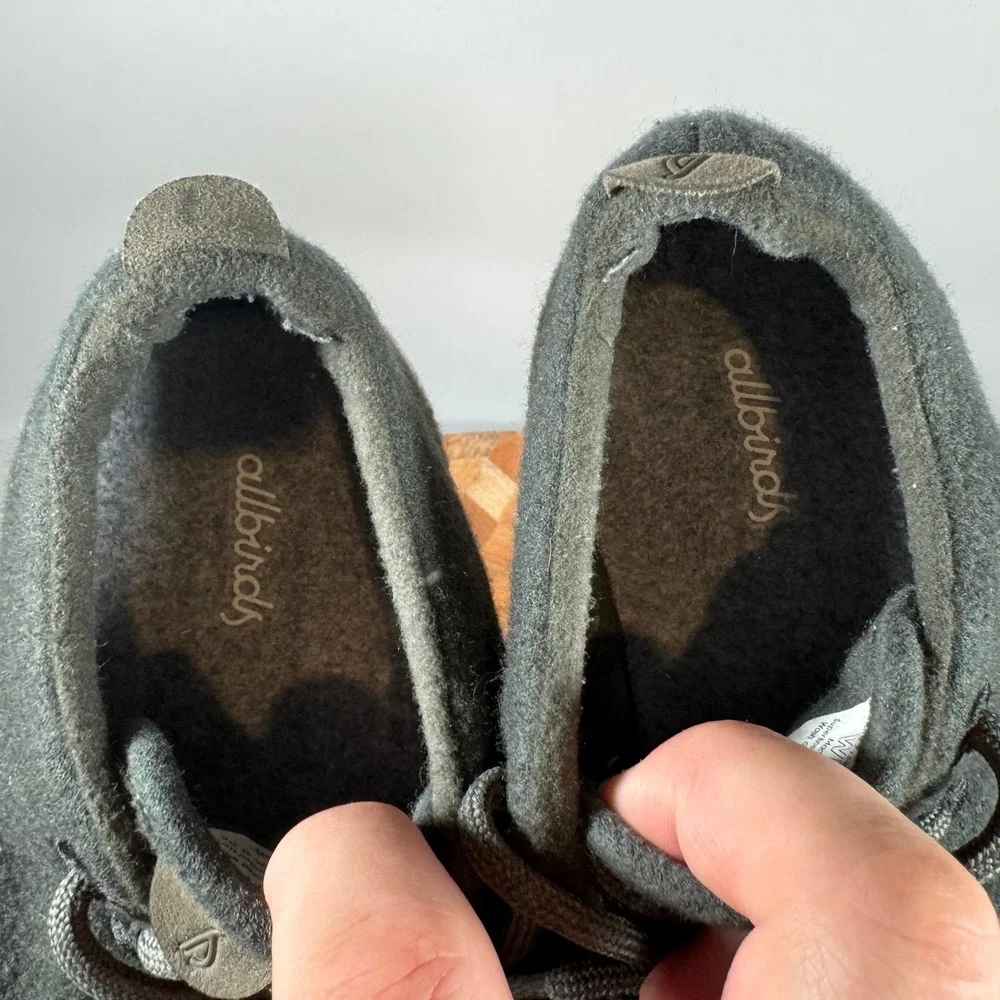 Allbirds Womens Wool Runners Charcoal Grey Low Top Sneakers Size 10 W10 NV1